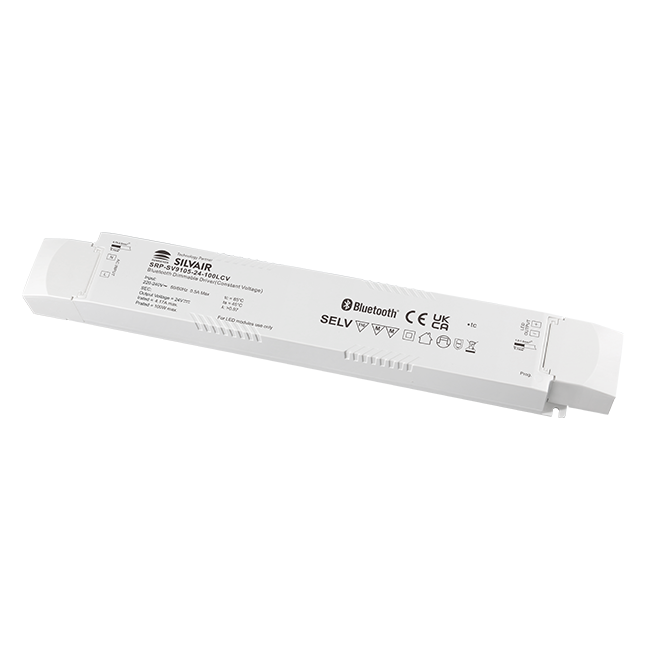 100W 24V BLE Dimmable LED Driver SRP-SV9105-24-100LCV - Görsel 2