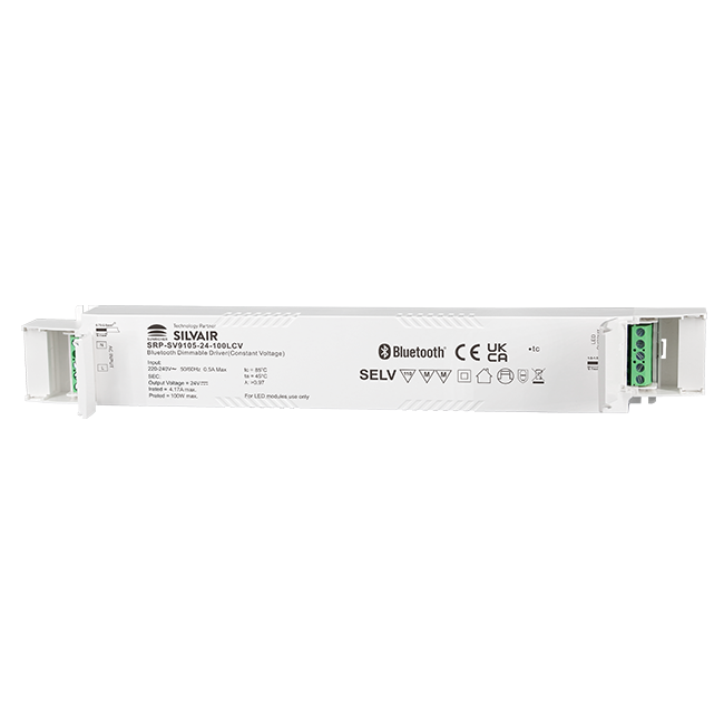 100W 24V BLE Dimmable LED Driver SRP-SV9105-24-100LCV - Görsel 3