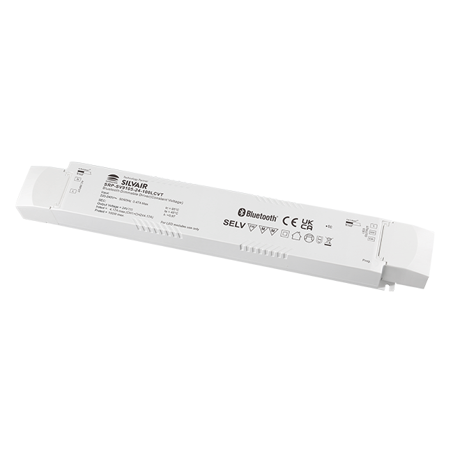 100W 24V 2CH BLE Dimmable LED Driver SRP-SV9105-24-100LCVT