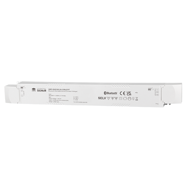 150W 24V 2CH BLE Dimmable LED Driver SRP-SV9105-24-150LCVT - Görsel 3