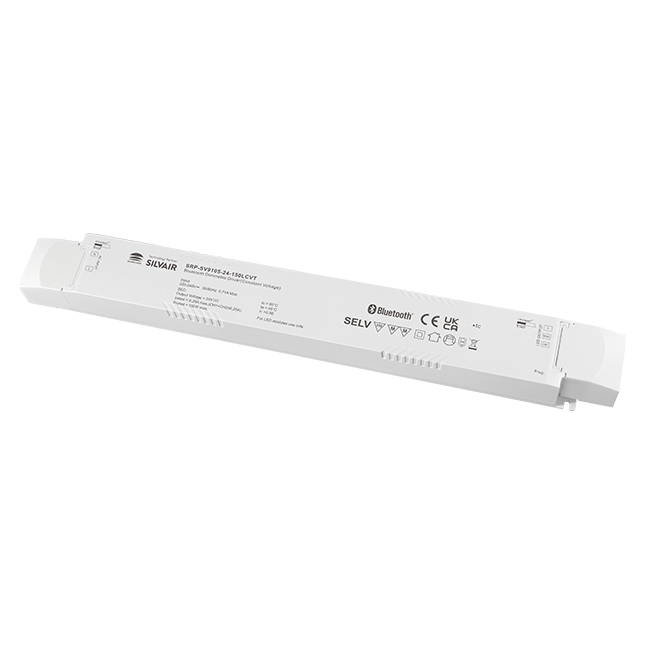 150W 24V 2CH BLE Dimmable LED Driver SRP-SV9105-24-150LCVT