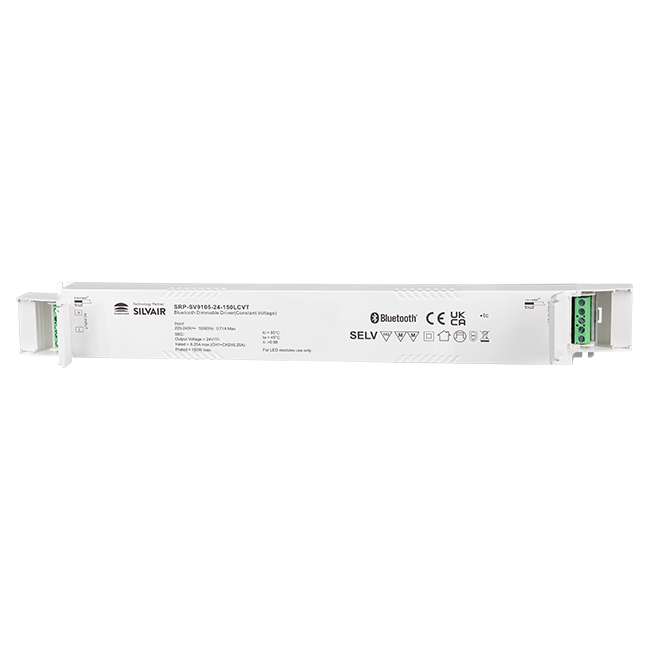 150W 24V 2CH BLE Dimmable LED Driver SRP-SV9105-24-150LCVT - Görsel 2