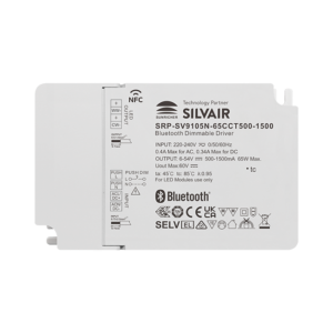 65W 2CH BLE NFC Enabled LED Driver (Constant Current) SRP-SV9105N-65CCT500-1500