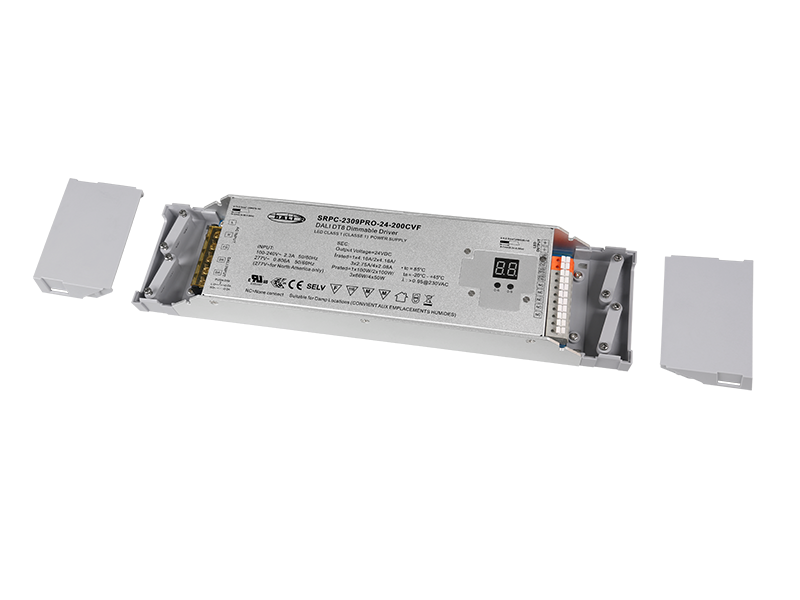 200W 4 Channels 24VDC DALI DT8 LED Constant Voltage Driver With 4 Dimming Interfaces In 1 SRPC-2309PRO-24-200CVF - Image 2