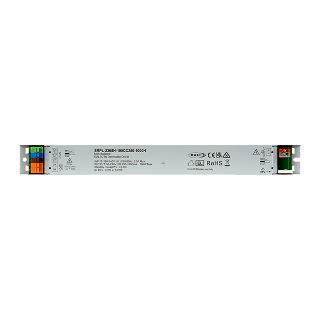 100W DALI DT6 Non-SELV NFC LED Driver (Constant Current) SRPL-2305N-100CC250-1000H